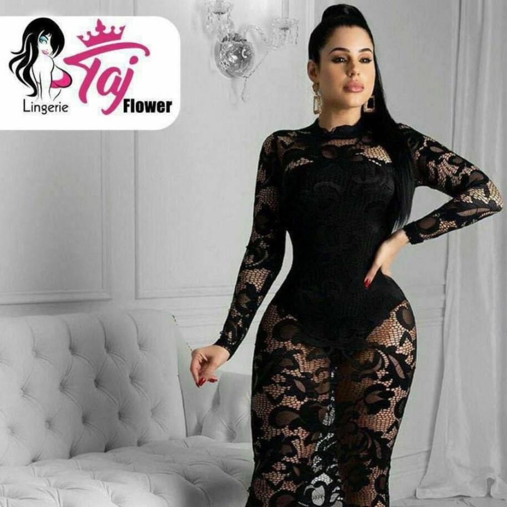 Taj lingerie Two pieces sexy Black women’s lingerie outfit